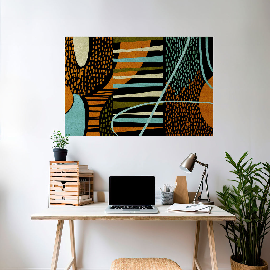 Póster horizontal autoadhesivo CLEAR CREATION