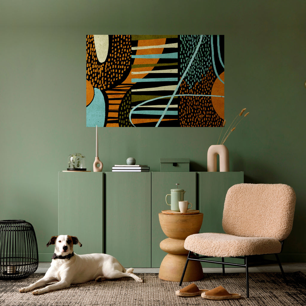 Póster horizontal autoadhesivo CLEAR CREATION