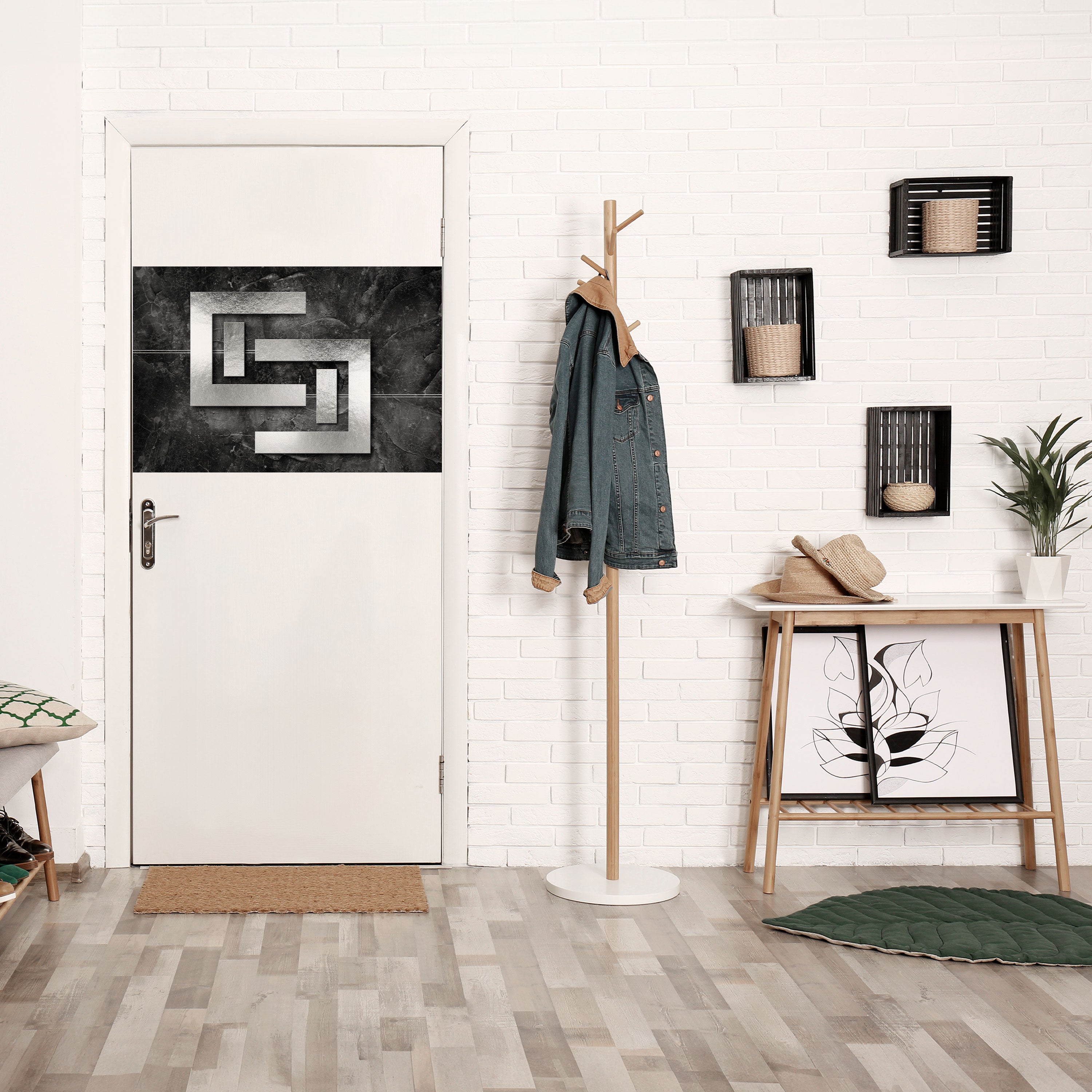 Póster horizontal autoadhesivo STEEL CAPTURE