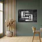 STEEL CAPTURE Póster Horizontal Adhesivo