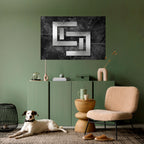 STEEL CAPTURE Póster Horizontal Adhesivo