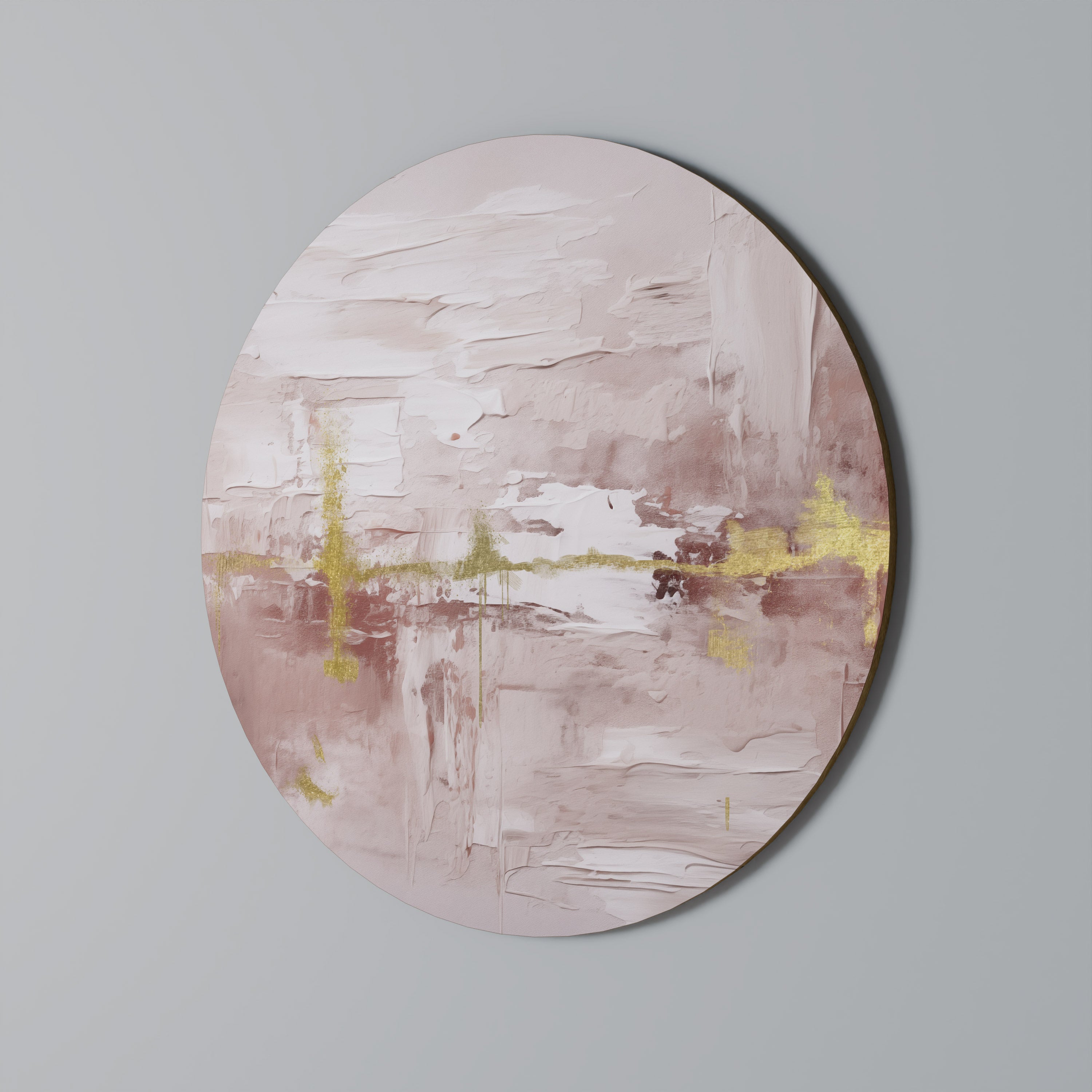 PROSECCO IMPRESSION Round Wall Art