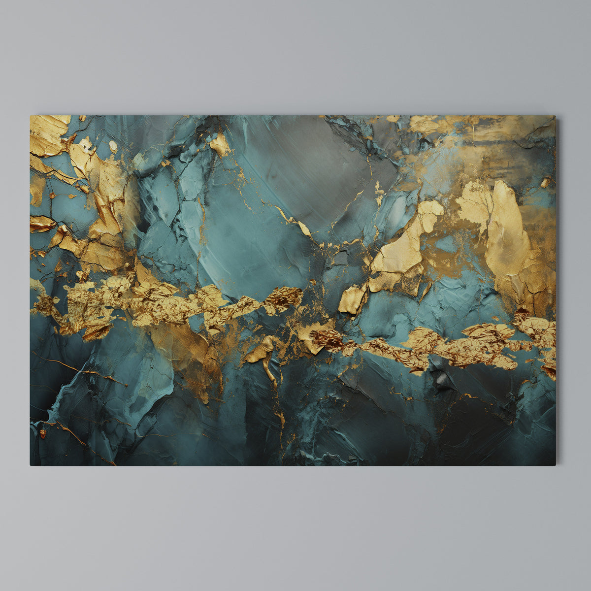 CELESTIAL GOLDRUSH Cuadro en lienzo horizontal