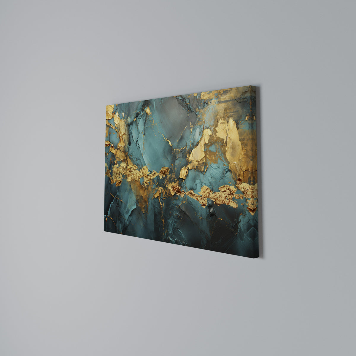 CELESTIAL GOLDRUSH Cuadro en lienzo horizontal