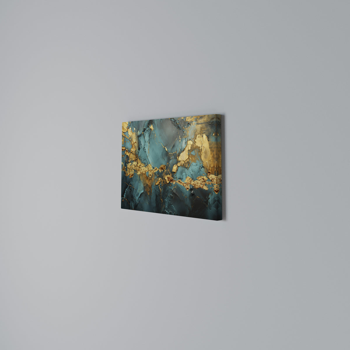 CELESTIAL GOLDRUSH Cuadro en lienzo horizontal