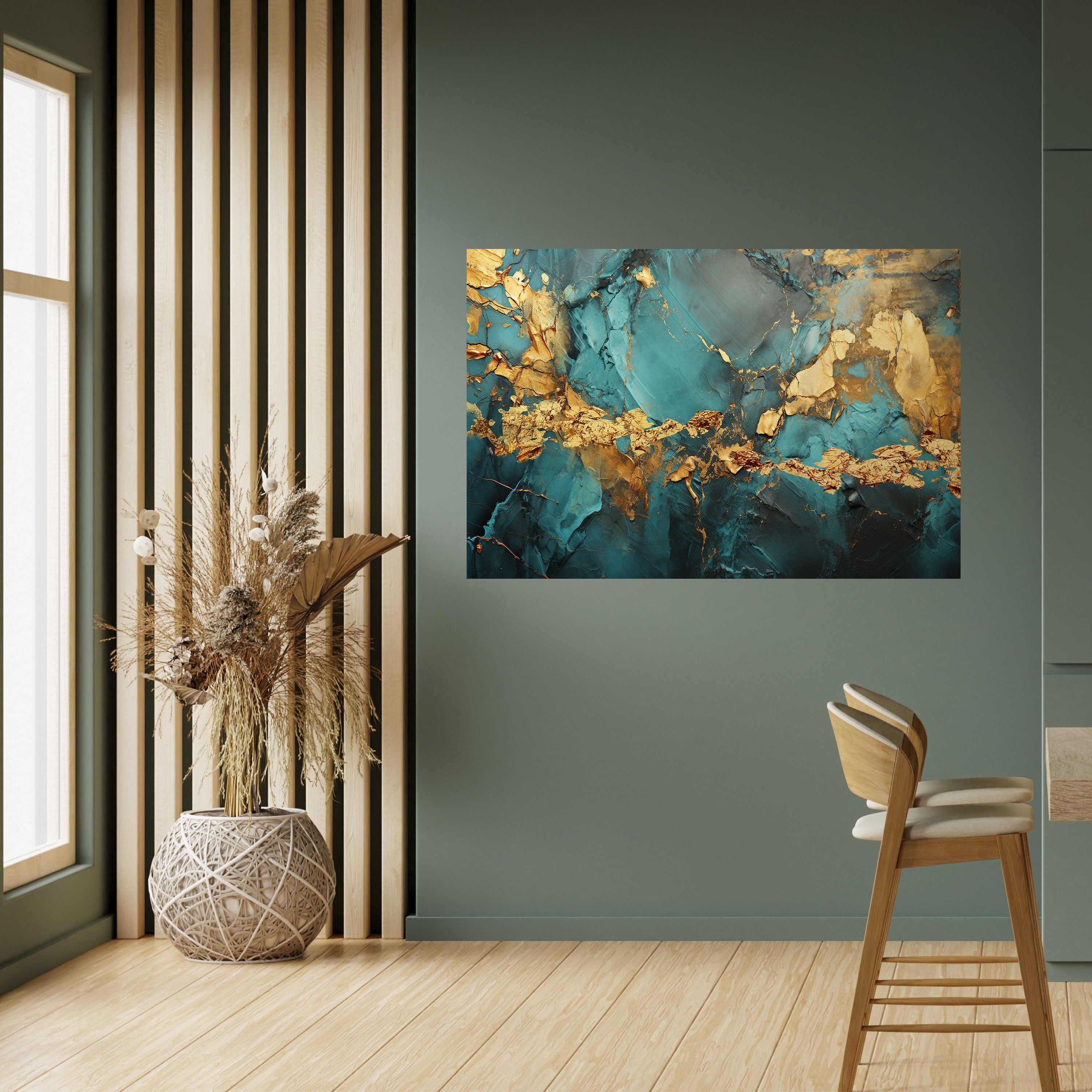 Póster horizontal autoadhesivo CELESTIAL GOLDRUSH