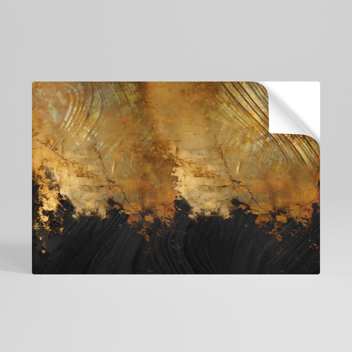 FLUID EMBER Póster adhesivo horizontal