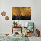 FLUID EMBER Póster Horizontal Adhesivo