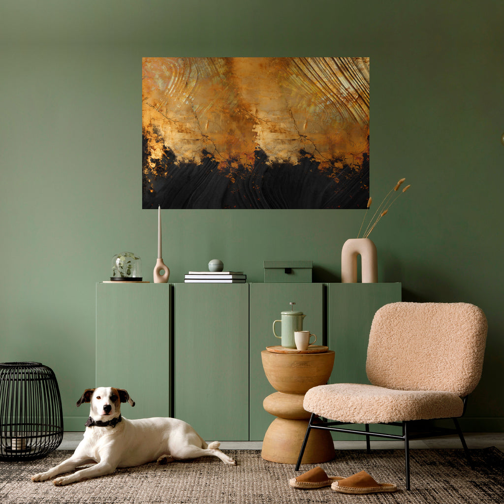 Póster horizontal autoadhesivo FLUID EMBER