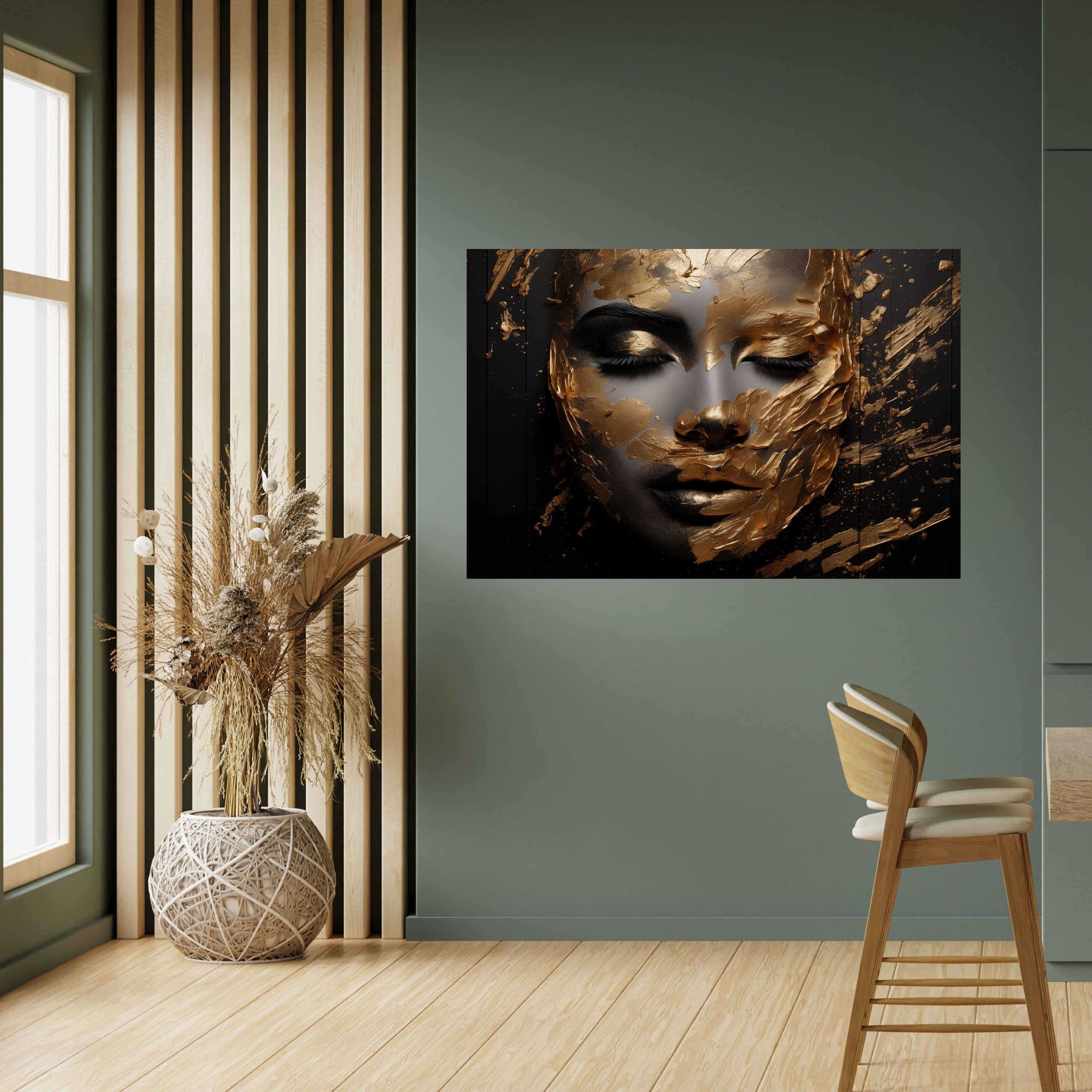 ELEGANCIA BRILLANTE Póster horizontal autoadhesivo