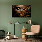 SHIMMERING BEAUTY Póster Horizontal Adhesivo