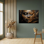 SHIMMERING BEAUTY Póster Horizontal Adhesivo