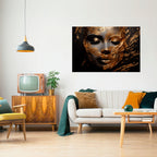 SHIMMERING BEAUTY Póster Horizontal Adhesivo