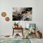 MYSTIC VEINS Peel and Stick Horizontal Poster