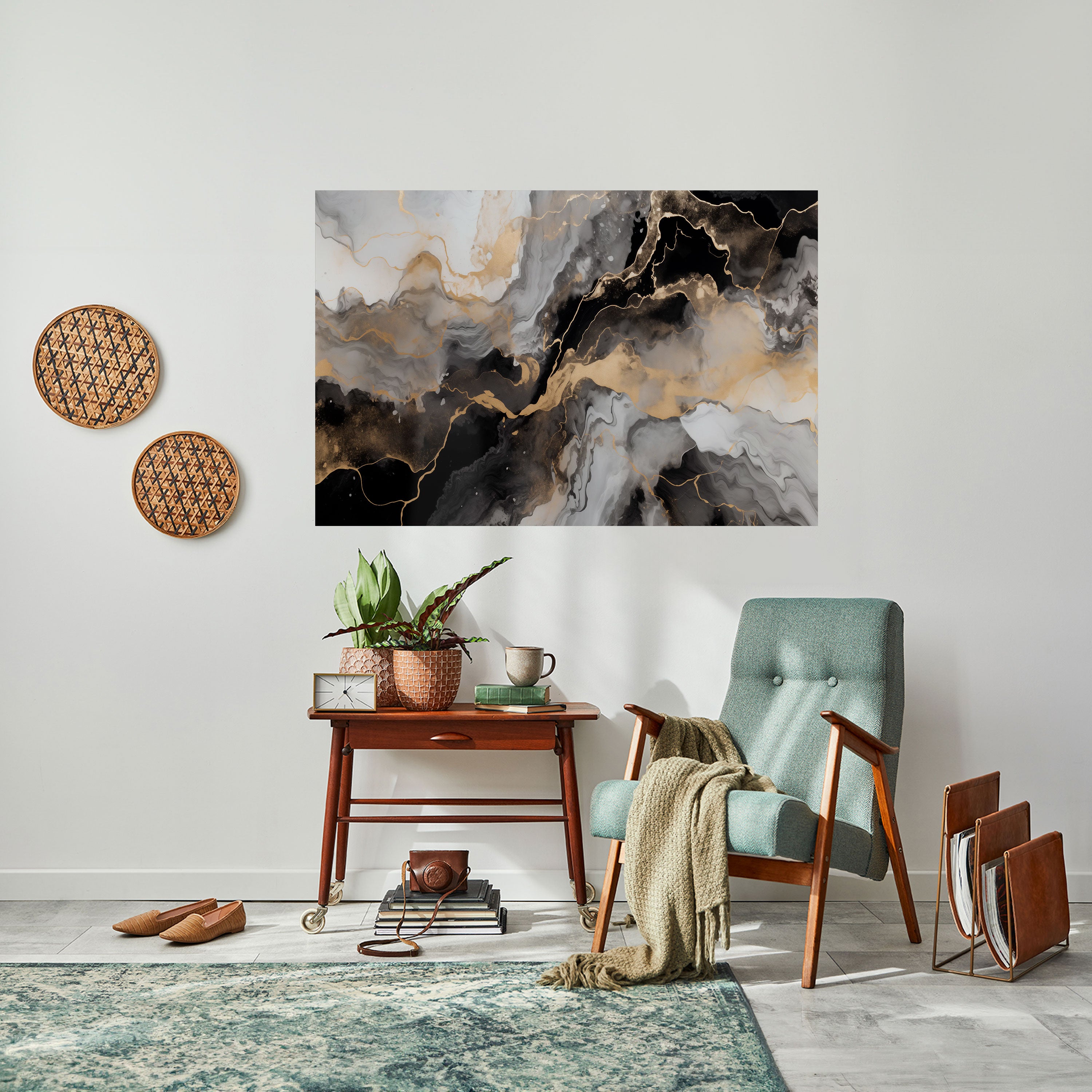 Póster horizontal autoadhesivo de VENAS MÍSTICAS