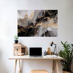 MYSTIC VEINS Peel and Stick Horizontal Poster