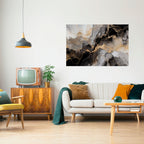 MYSTIC VEINS Peel and Stick Horizontal Poster