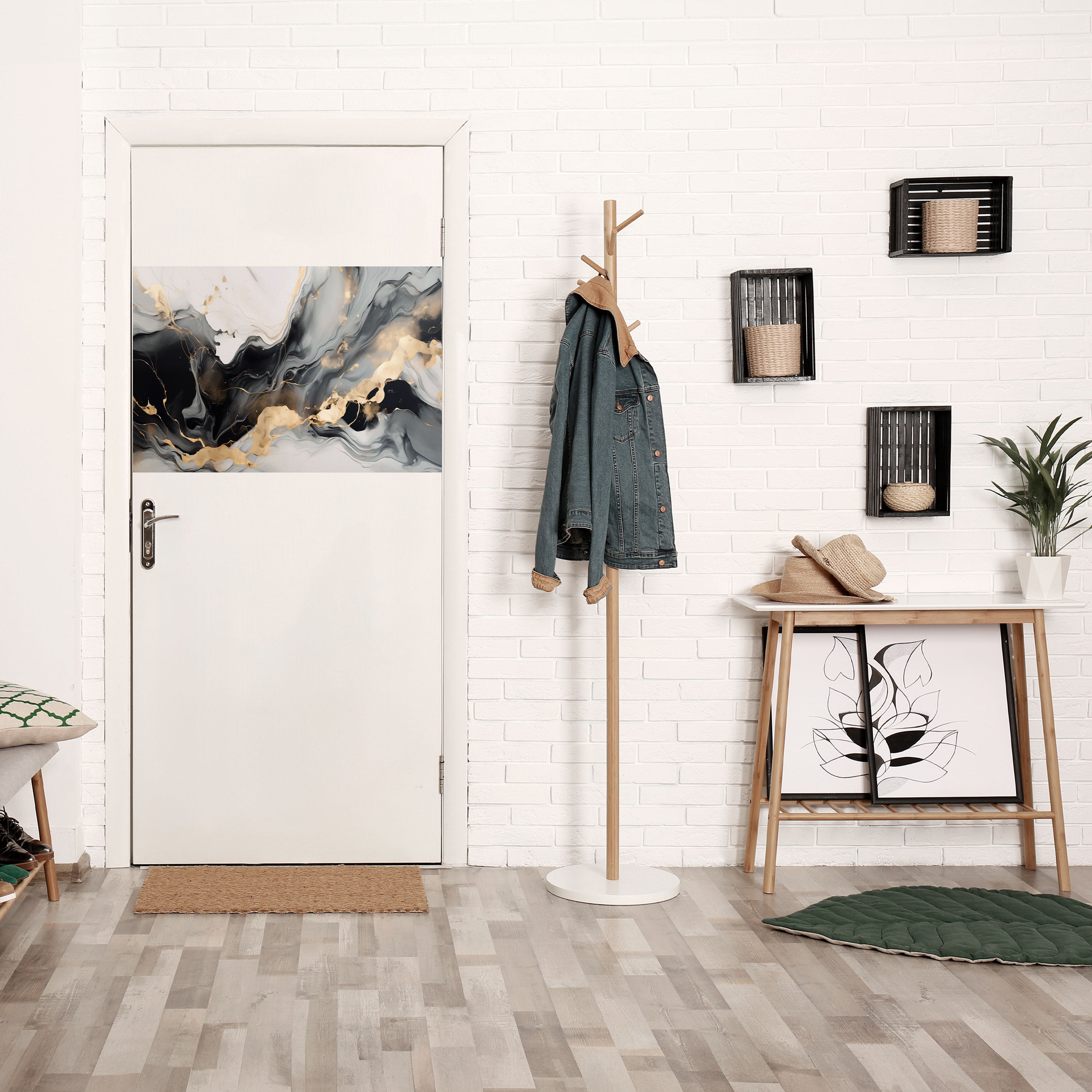 VENAS ARMONIOSAS Póster horizontal autoadhesivo