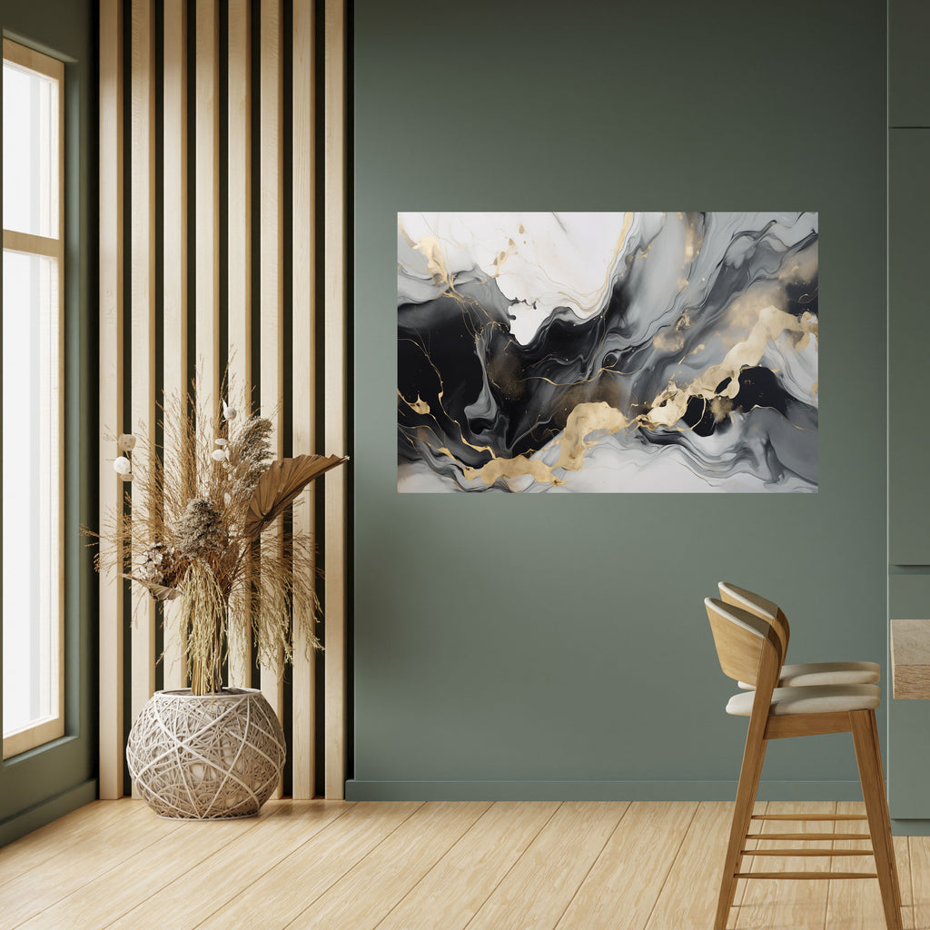 VENAS ARMONIOSAS Póster horizontal autoadhesivo