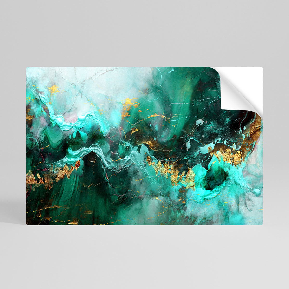 GRACEFUL WAVES Póster adhesivo horizontal