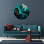 SUBLIME WHIRLS Round Wall Art