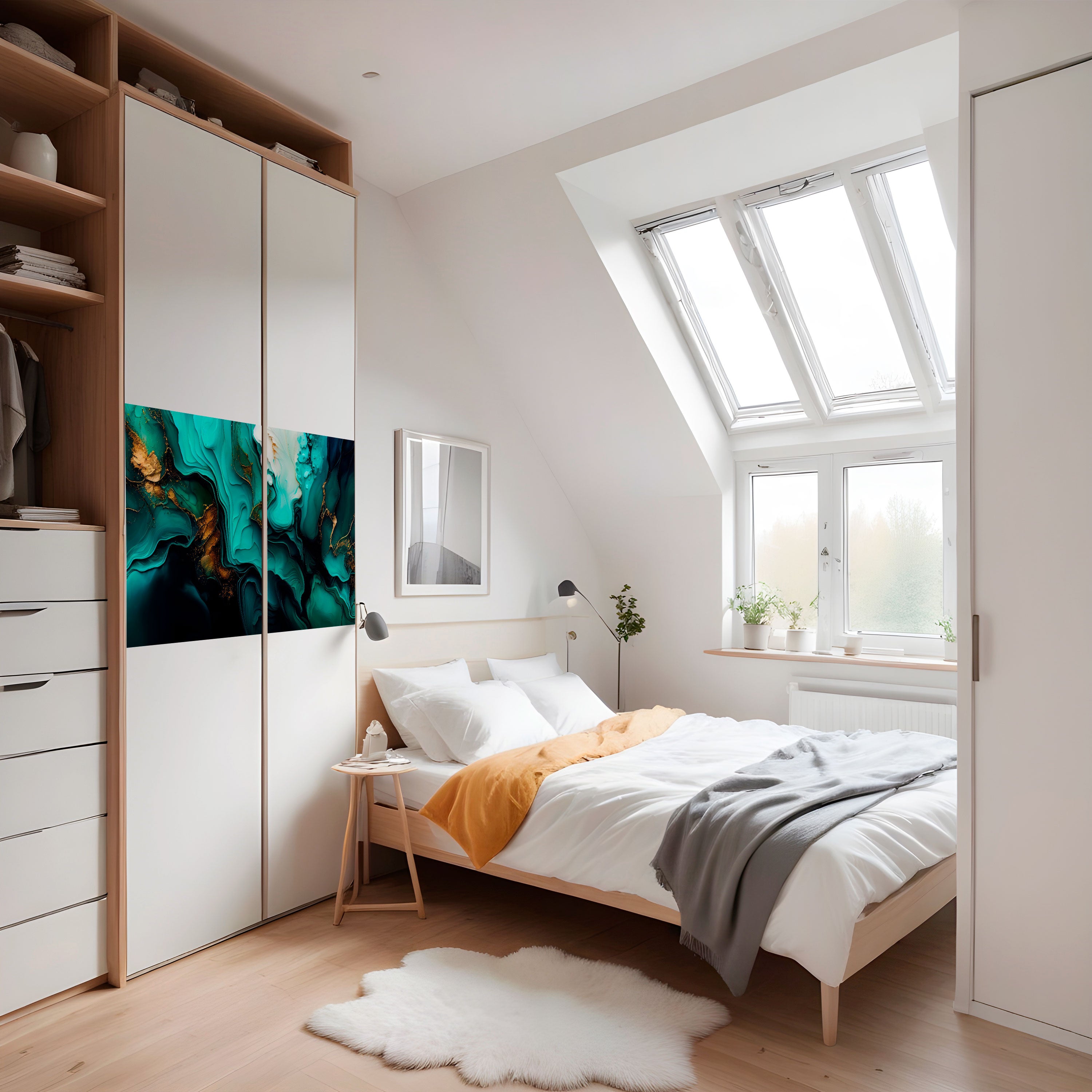 Póster horizontal autoadhesivo SUBLIME WHIRLS