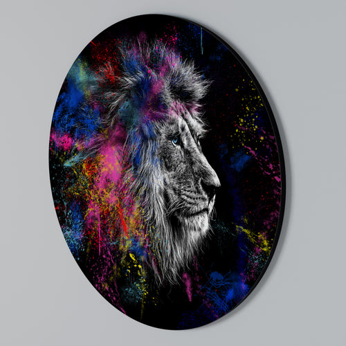 LION ARTISTRY Round Wall Art