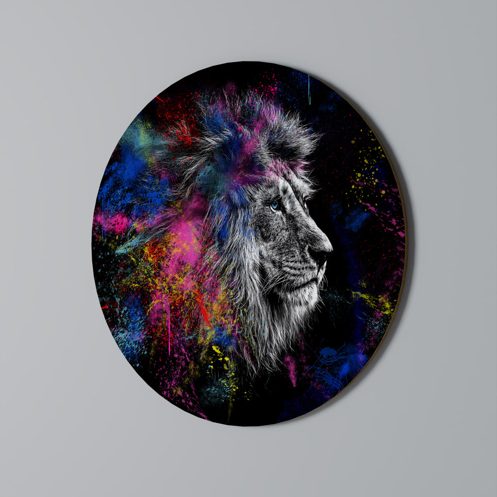 LION ARTISTRY Round Wall Art
