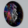 LION ARTISTRY Arte de pared redondo