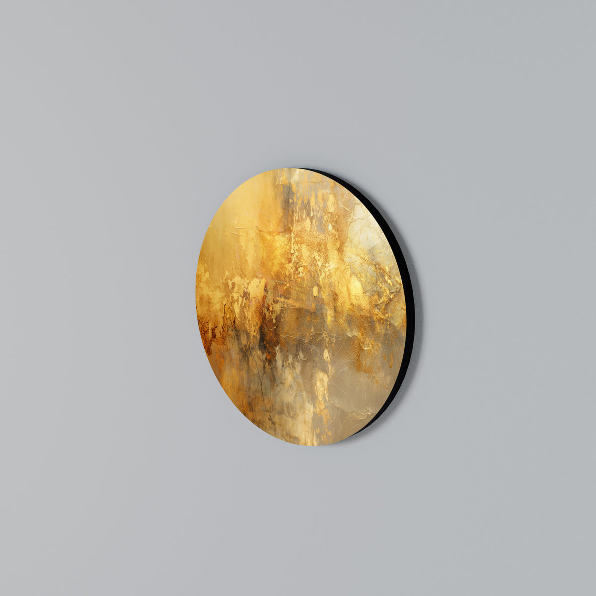 SEARING GLOW Arte de pared redondo