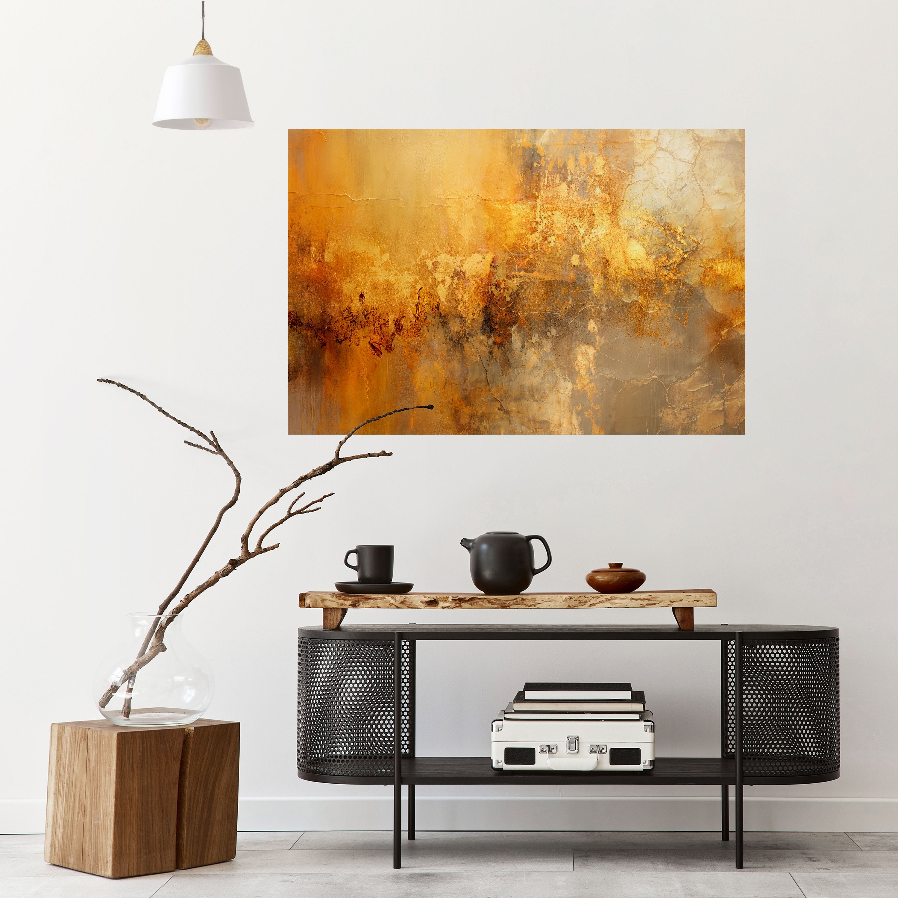 Póster horizontal autoadhesivo RESPLANDOR ABRASIVO