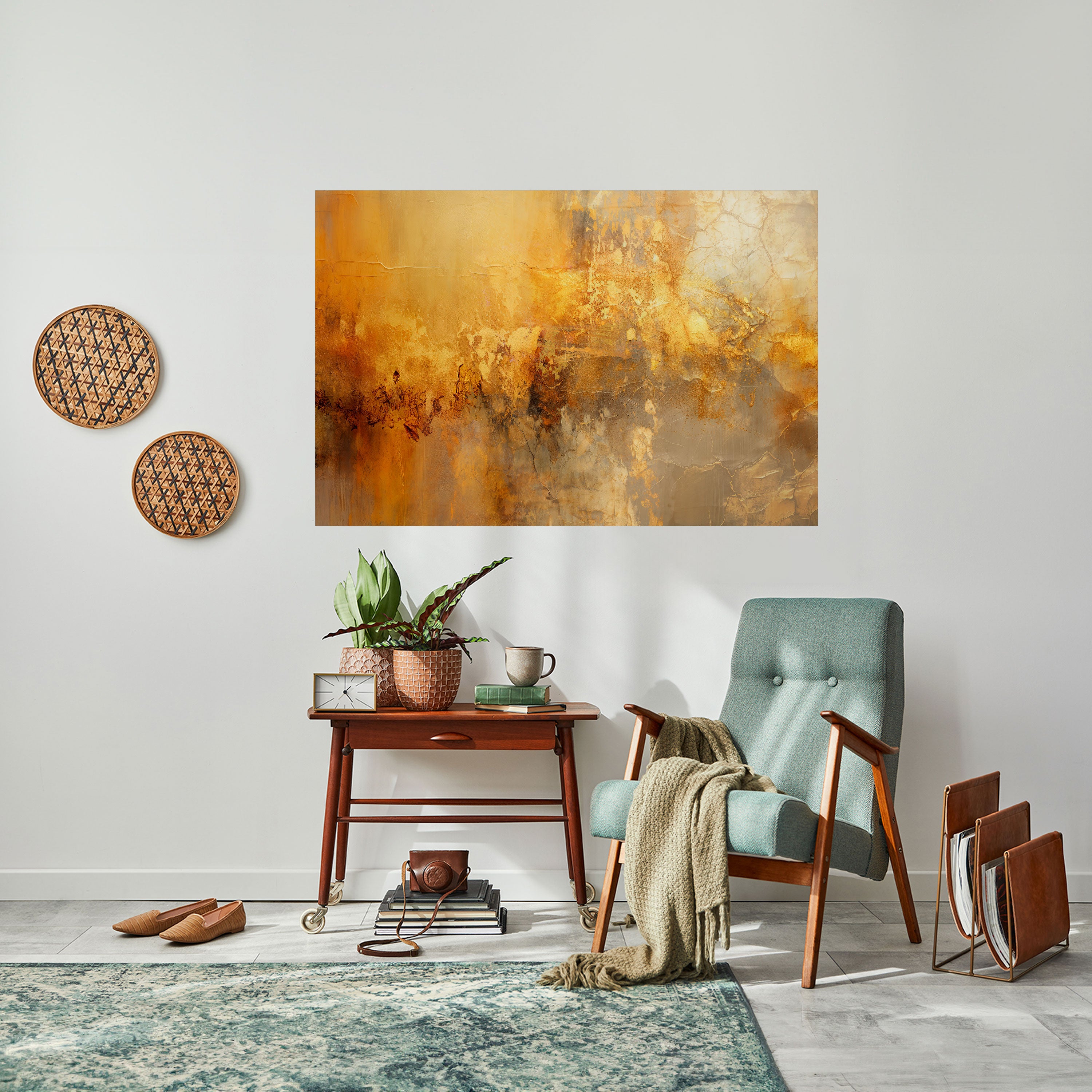 Póster horizontal autoadhesivo RESPLANDOR ABRASIVO