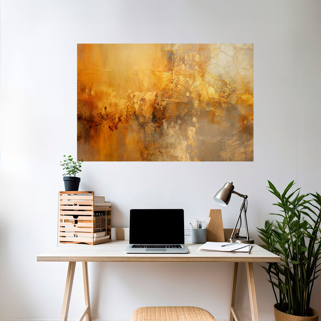 Póster horizontal autoadhesivo RESPLANDOR ABRASIVO