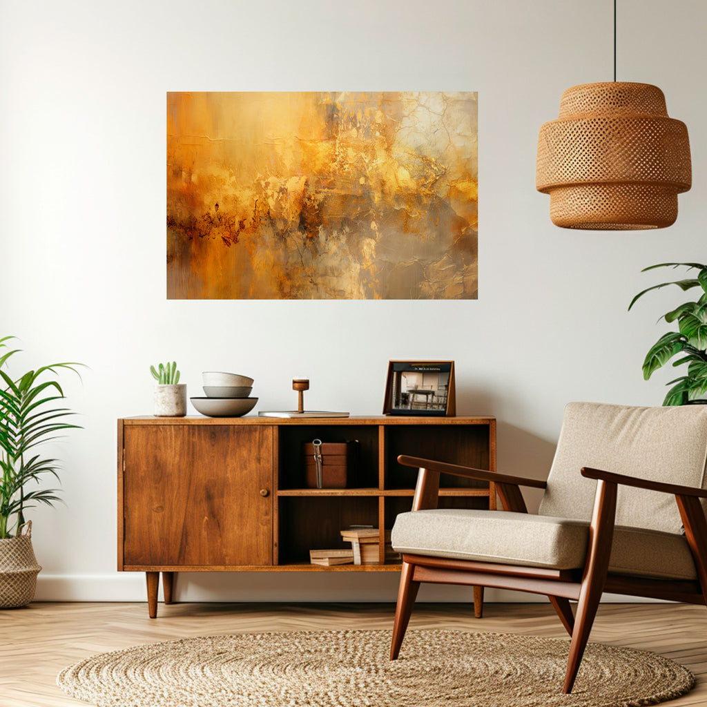 Póster horizontal autoadhesivo RESPLANDOR ABRASIVO