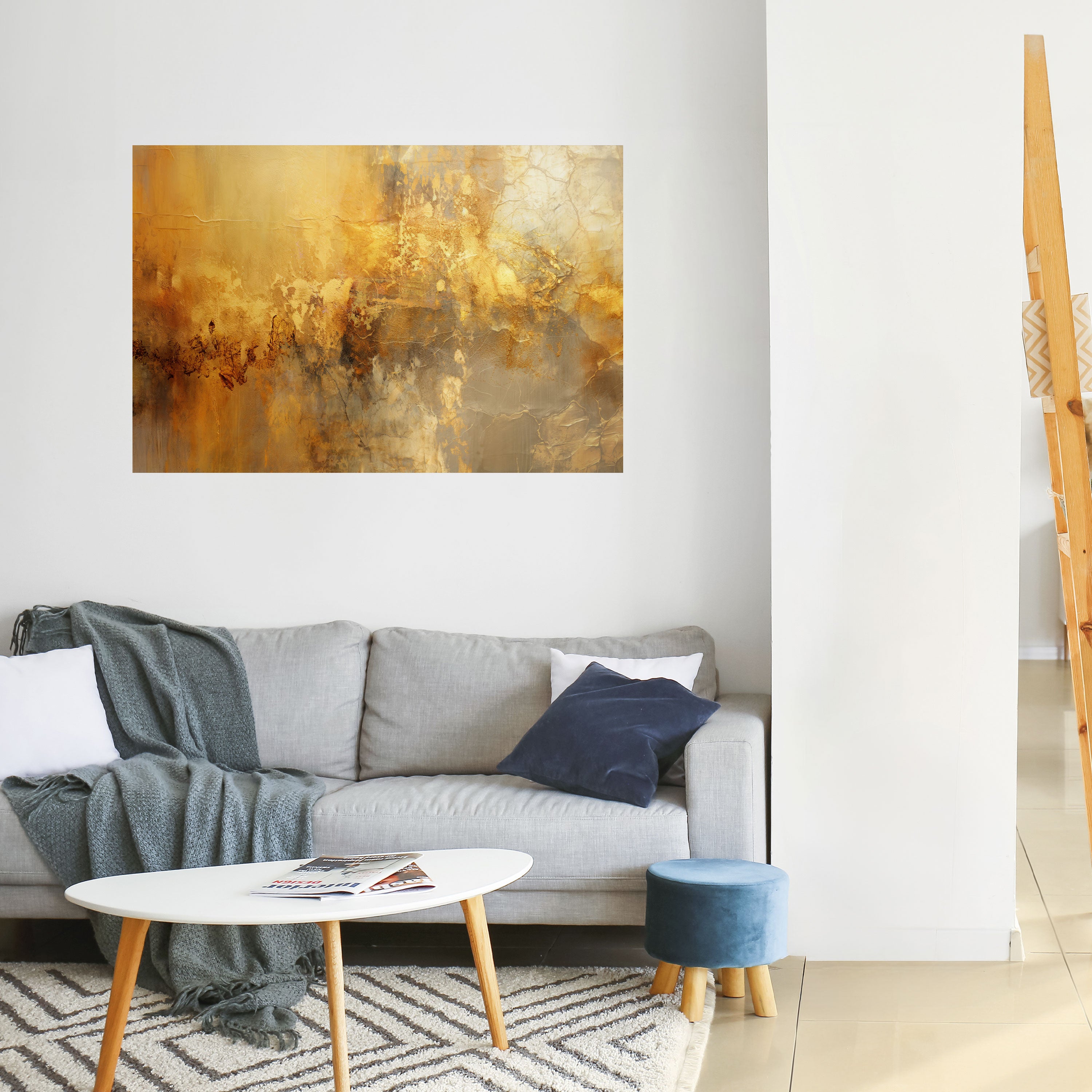 Póster horizontal autoadhesivo RESPLANDOR ABRASIVO