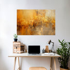 SEARING GLOW Póster Horizontal Adhesivo