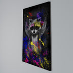 RACCOON ARTISTRY Cuadro en lienzo vertical