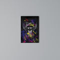 RACCOON ARTISTRY Cuadro en lienzo vertical