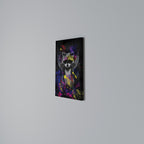 RACCOON ARTISTRY Cuadro en lienzo vertical