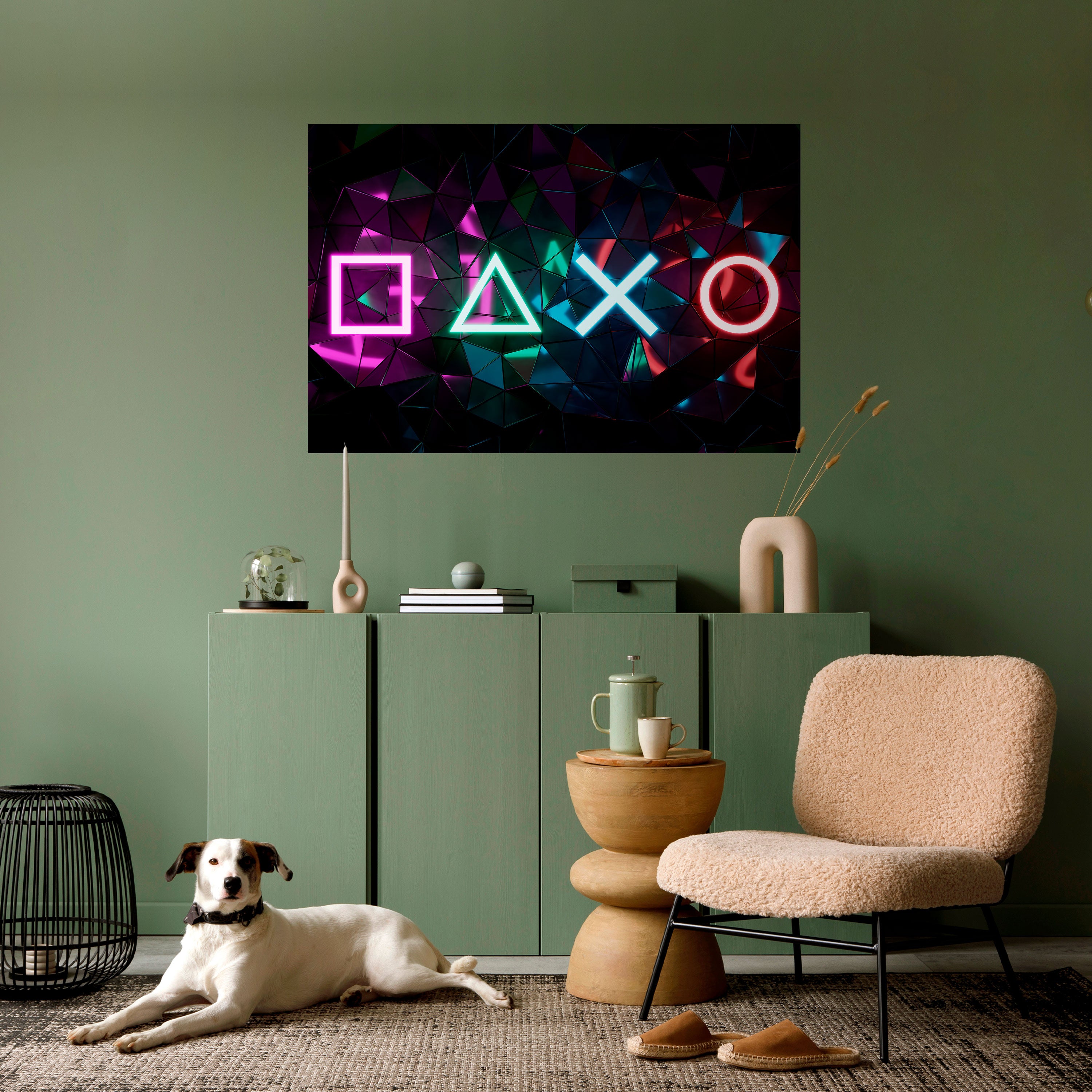 Póster horizontal autoadhesivo INFINITY ICON