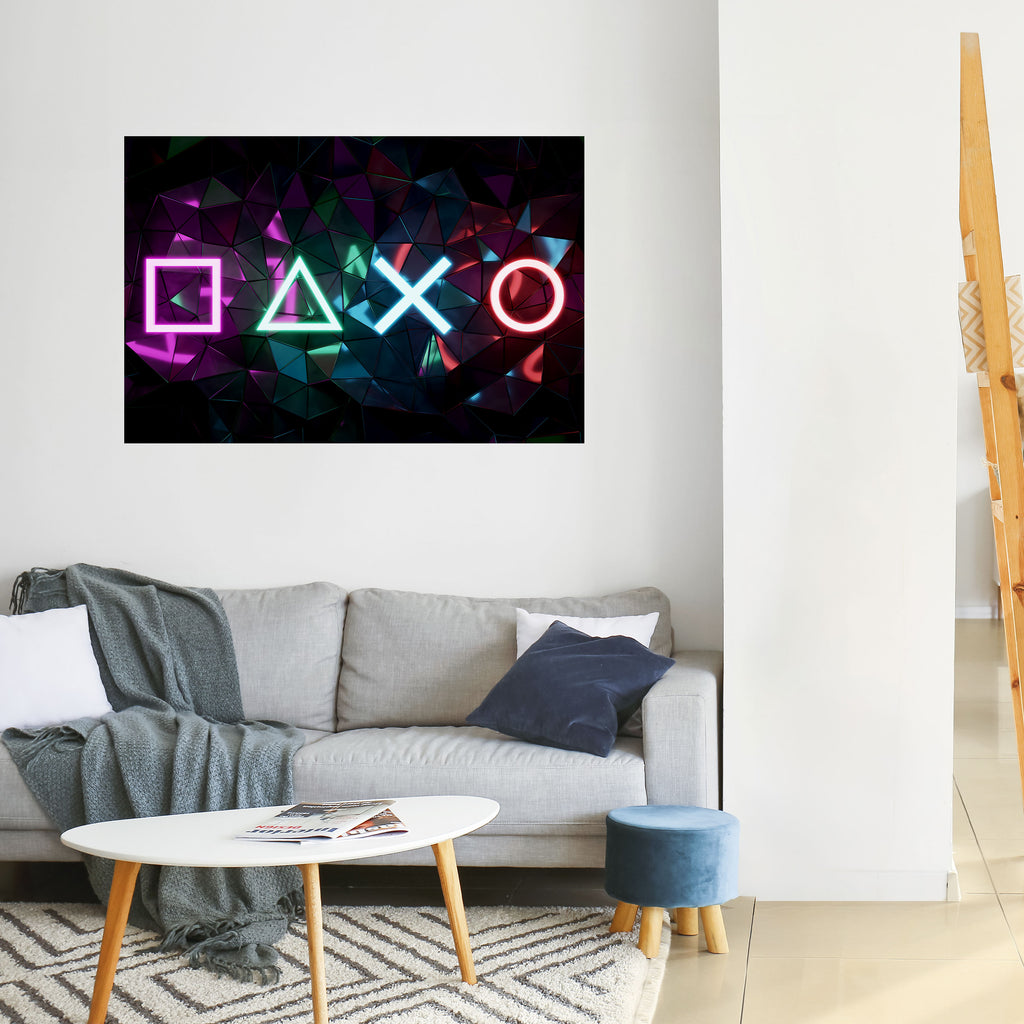 Póster horizontal autoadhesivo INFINITY ICON