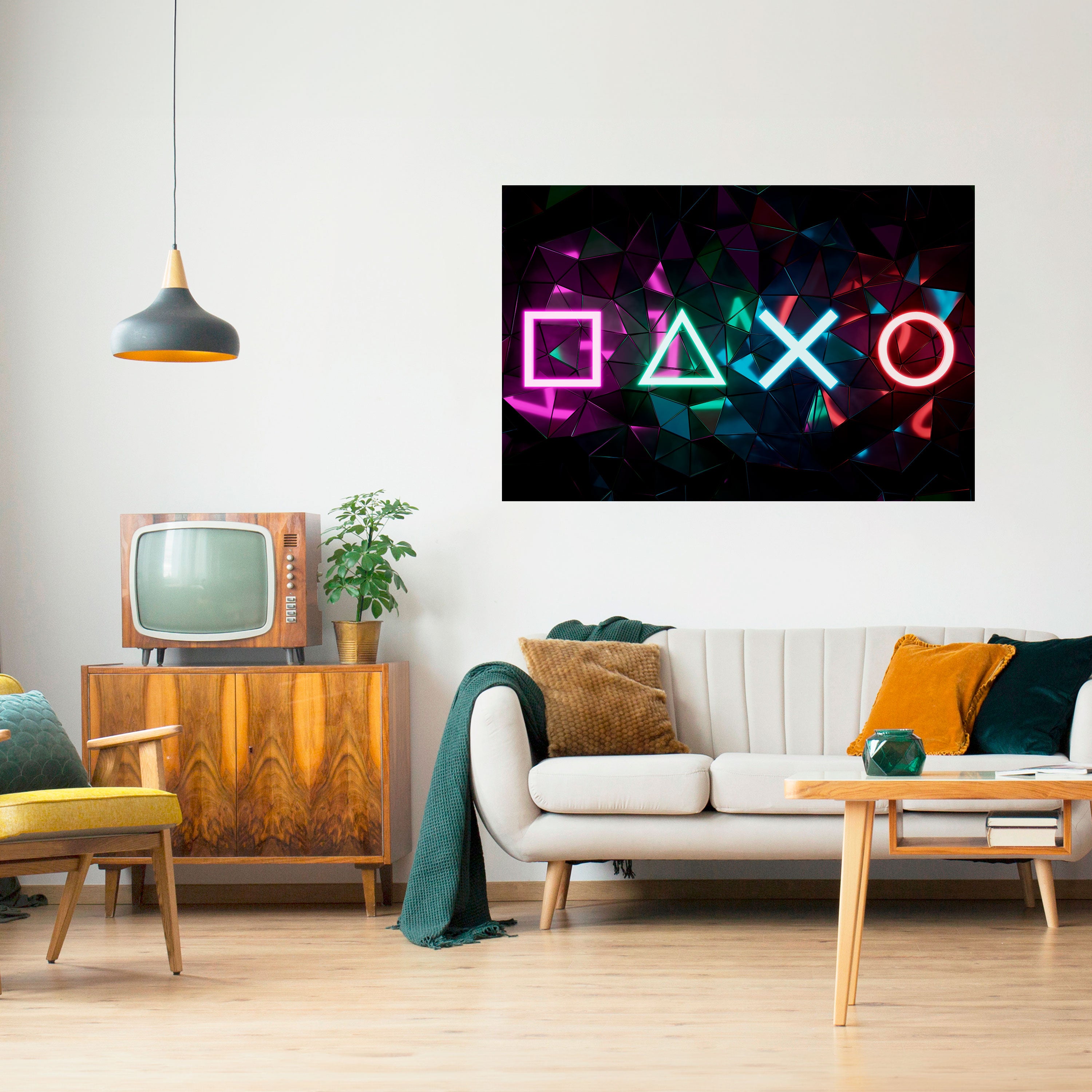 Póster horizontal autoadhesivo INFINITY ICON