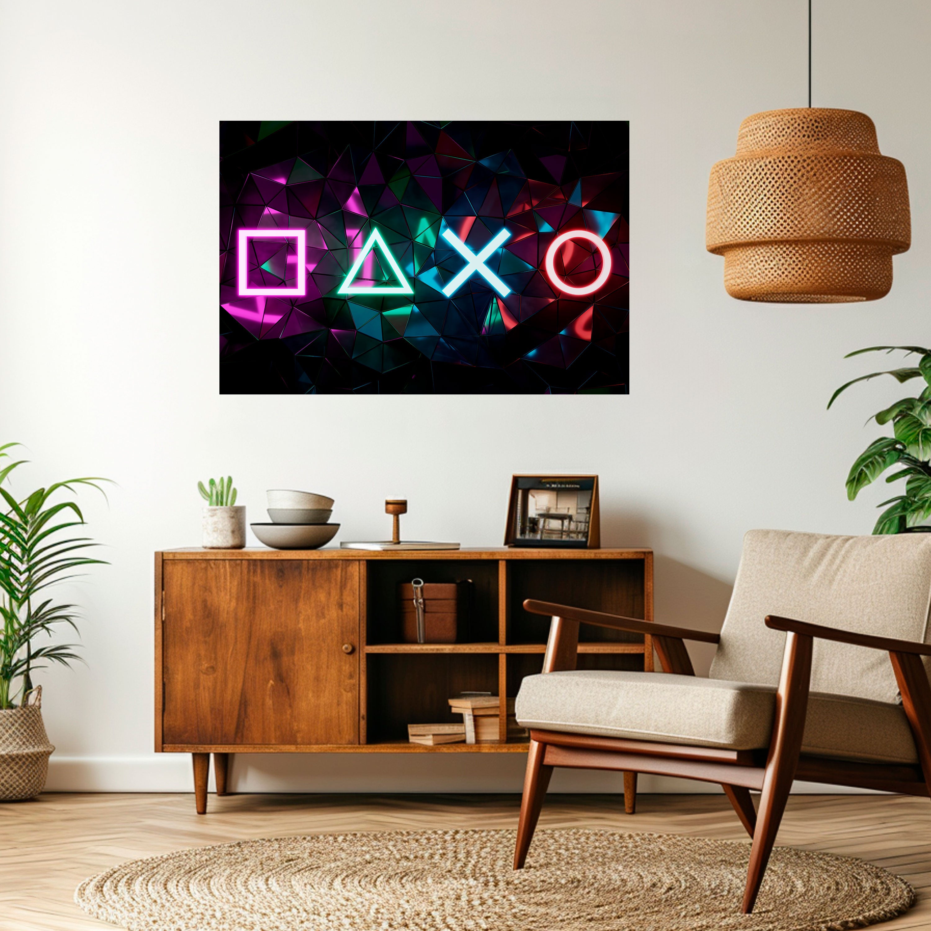 Póster horizontal autoadhesivo INFINITY ICON