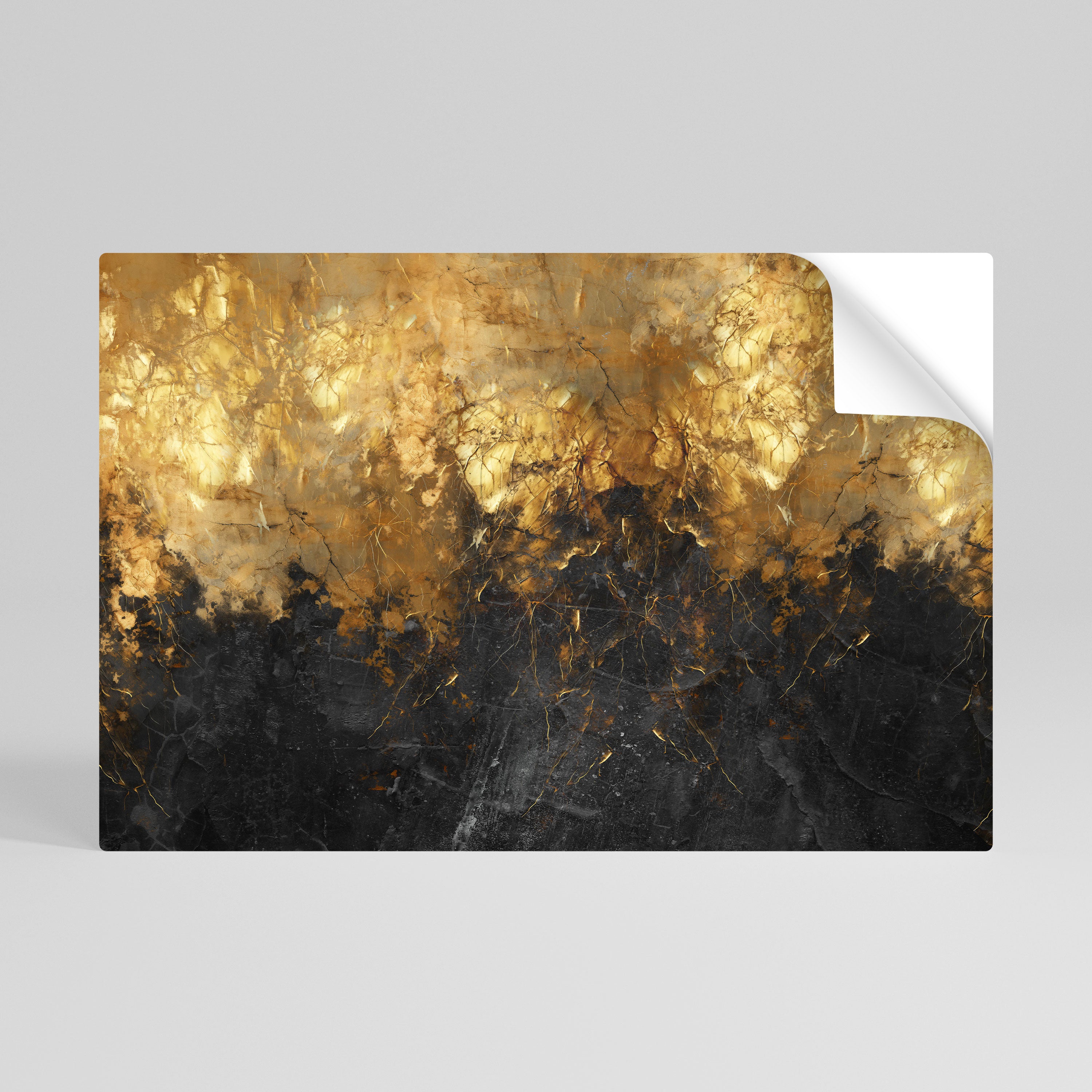 RADIANT SPARK Peel and Stick Horizontal Poster