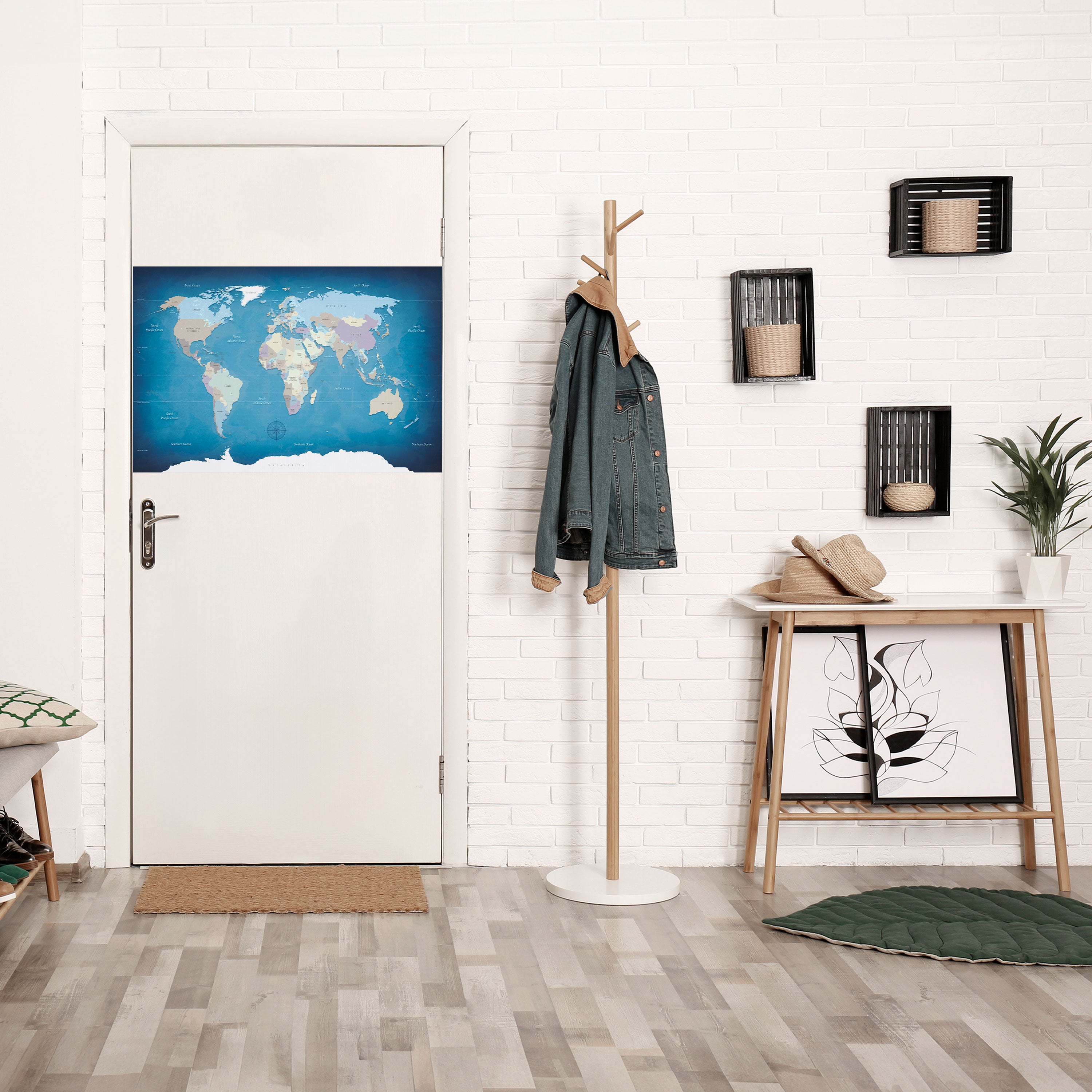 Póster horizontal autoadhesivo MAPAS DE INSPIRACIÓN