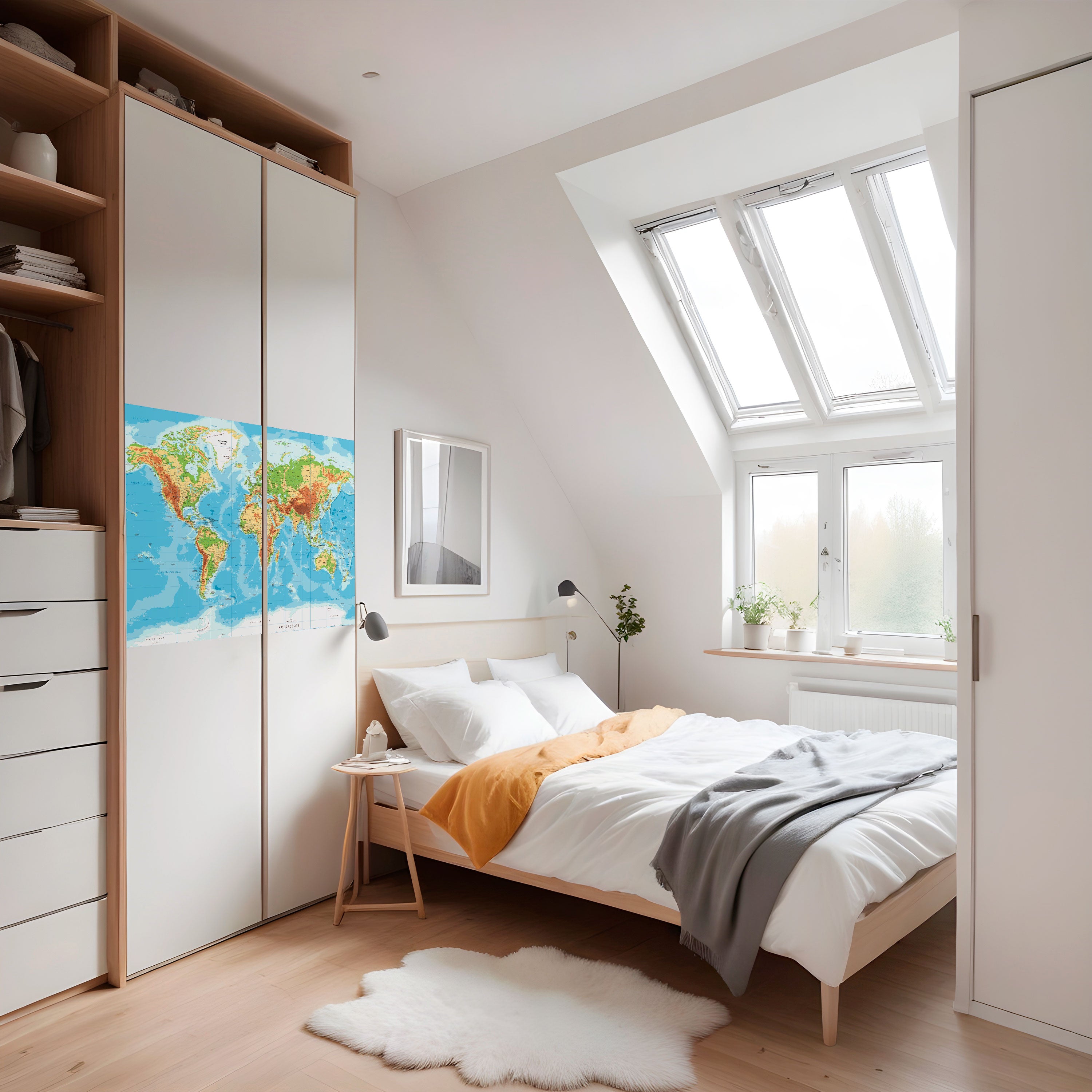 Póster horizontal autoadhesivo MAPA DE LA DIVERSIDAD