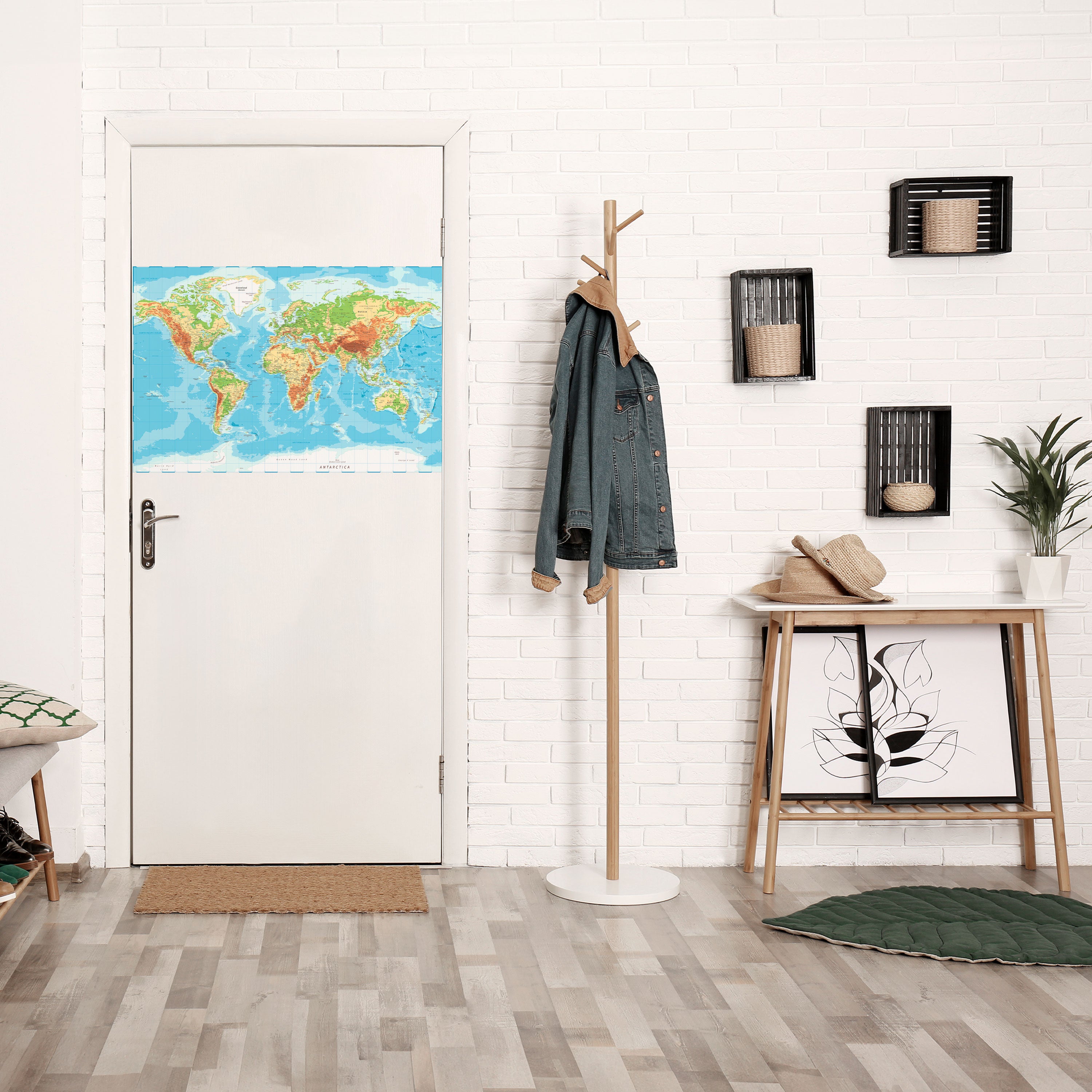 Póster horizontal autoadhesivo MAPA DE LA DIVERSIDAD