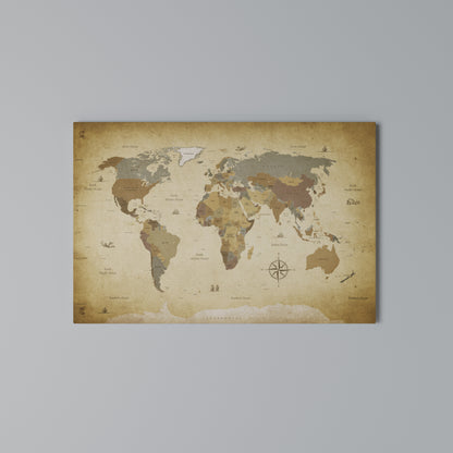 MYSTICAL MAP ODYSSEY Cuadro en lienzo horizontal