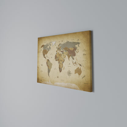 MYSTICAL MAP ODYSSEY Cuadro en lienzo horizontal
