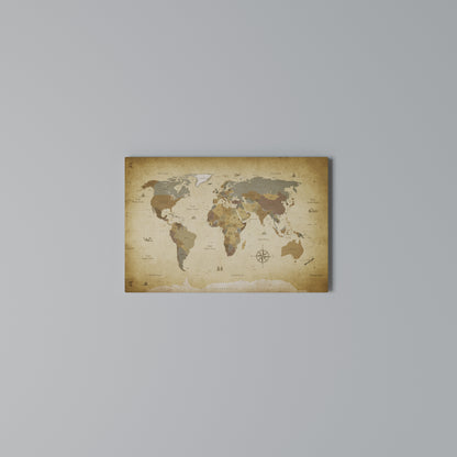 MYSTICAL MAP ODYSSEY Cuadro en lienzo horizontal